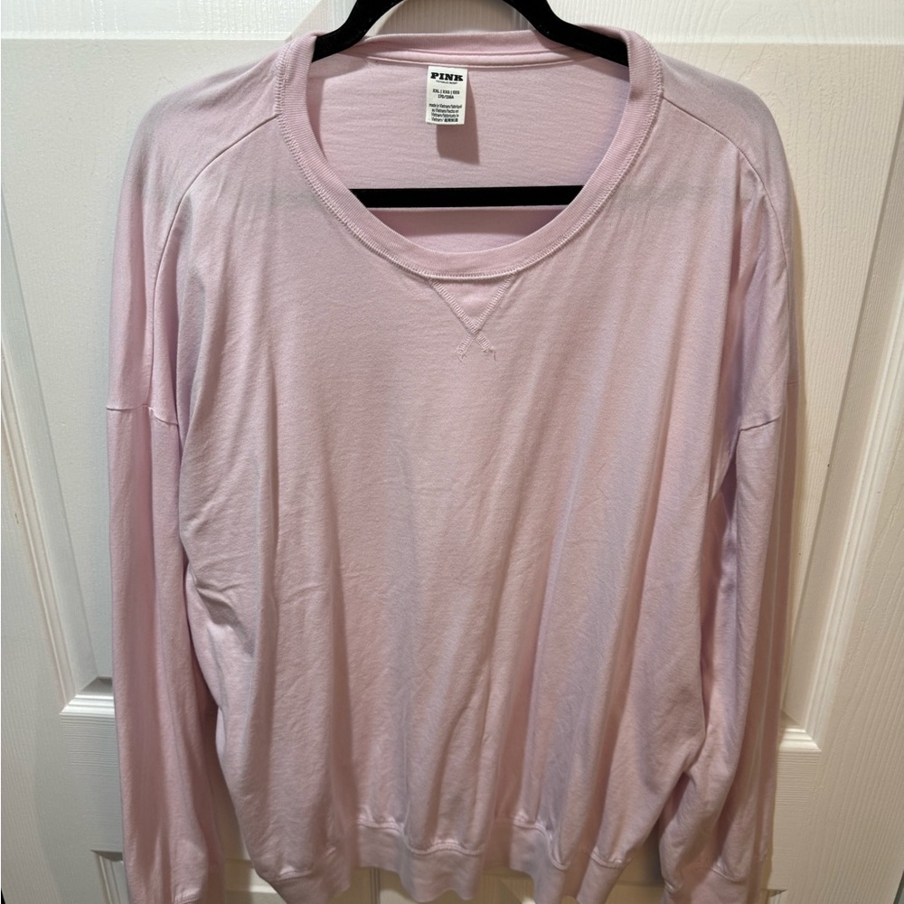 Pink VS light pink long sleeve tee XXL